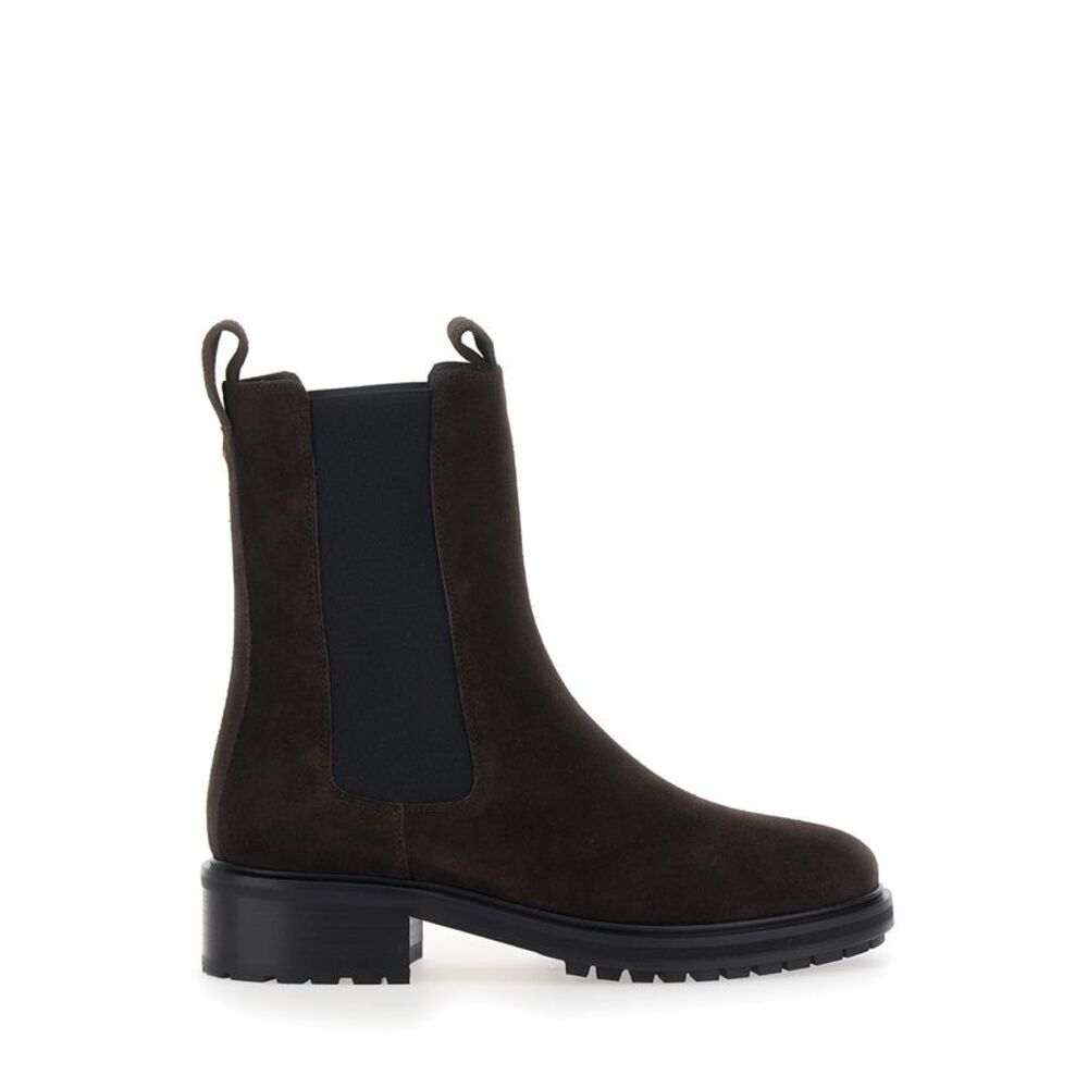 Aeyde Women Boots Jack Cow Suede Leather With Suede And Brown For Women